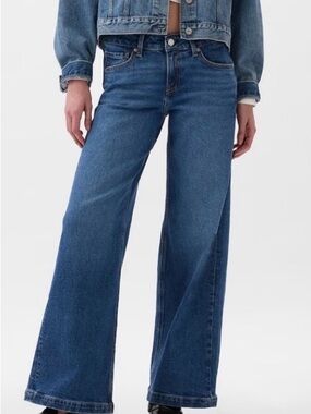 Gap Low Rise Stride Wide Leg Jeans 12L
